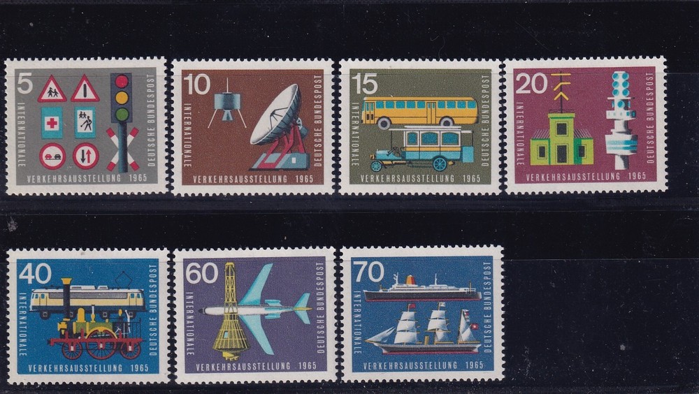 Bundesrepublik MNH ** 468-74 SC 919-25 Intl Traffic Expo