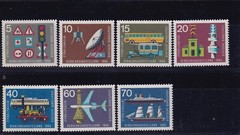Bundesrepublik MNH ** 468-74 SC 919-25 Intl Traffic Expo