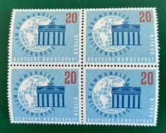 Berlin Scott #9N171 VF MNH 1959 14th International Municipal Congress block 4