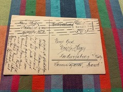 Germany WW1 PC from Soldier. No.1