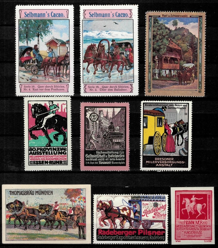 Germany Reklamemarke 1900/1920 Poster stamps