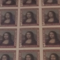 Bundespost Germany 1952 Leonardo da Vinci Art Stamp Full Sheet 5 MNH Thats 50 St