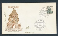 D489338 Germany FDC Soest Osthofentor Deutsche Bauwerke 1965 FIDACOS