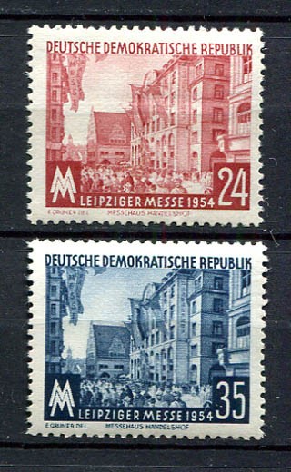 Germany – DDR : Leipzig Fair set from 1954 – mint