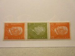 GERMANY Zusammendrucke Michel W49, MINT LIGHTLY HINGED Lot26 Cat €90