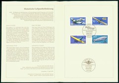 GERMANY FOLDER 1991/19 LUFTFAHRT AVIATION FLUGZEUGE JUNKERS JU