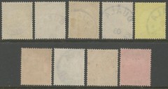 CAMEROUN Sc#7-15 1900 Kaiser’s Yacht Part Set Used
