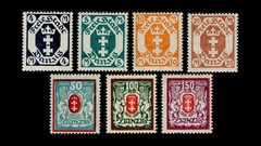 Danzig 1923 Mi.No. 123-129 Y *
