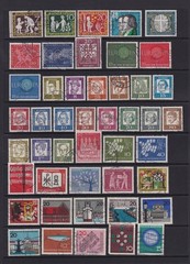 West Germany, Unified Stamps Used inc 1954 – 59 Almost complete. Cat approx £750