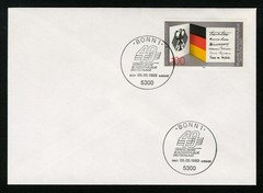 Germany FDC sc 1577 Federal Republic Of Germany Anniversary First Day Cover 1989