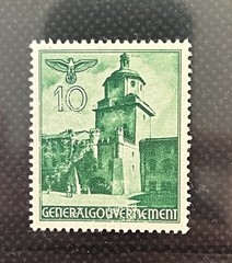 17 X Stamp Poland 1940 German Occupation Generalgouvernement Briefmarken Polen