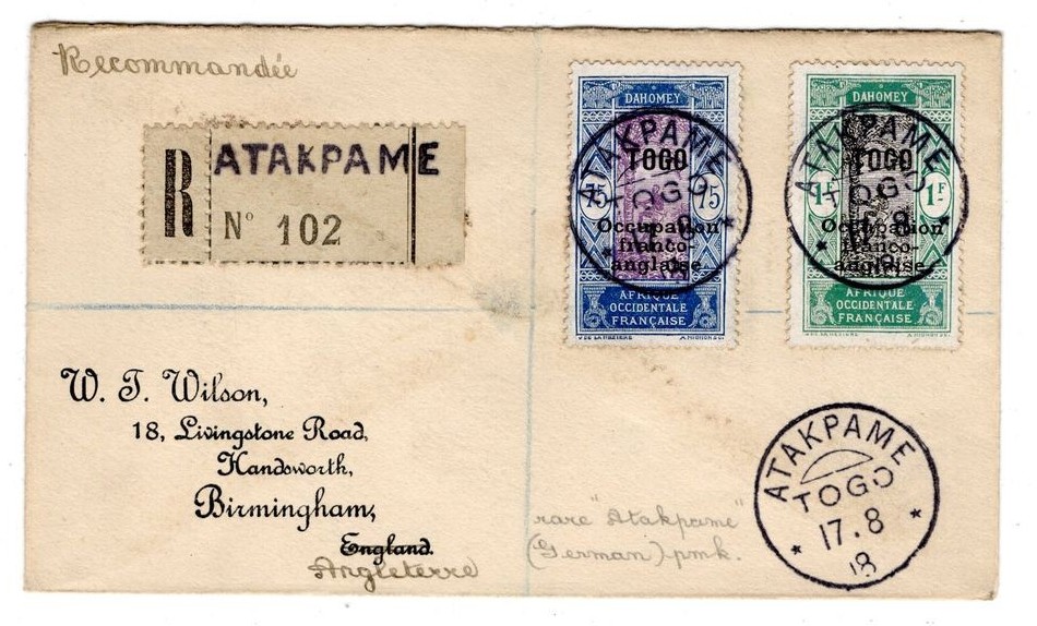 Togo French Print Series On Mini-R Letter Atakame (DA1302)