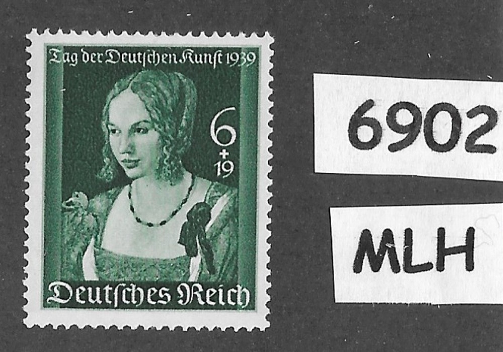 #6902 MLH Venetian woman / German art Sc B146 / 1939 Third Reich Germany