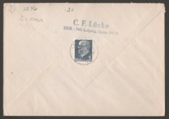 GERMANY DDR 1970 TWO FIRST DAY COVERS EMBLEM WITH FLAGS OF EAST BLOCK NATION