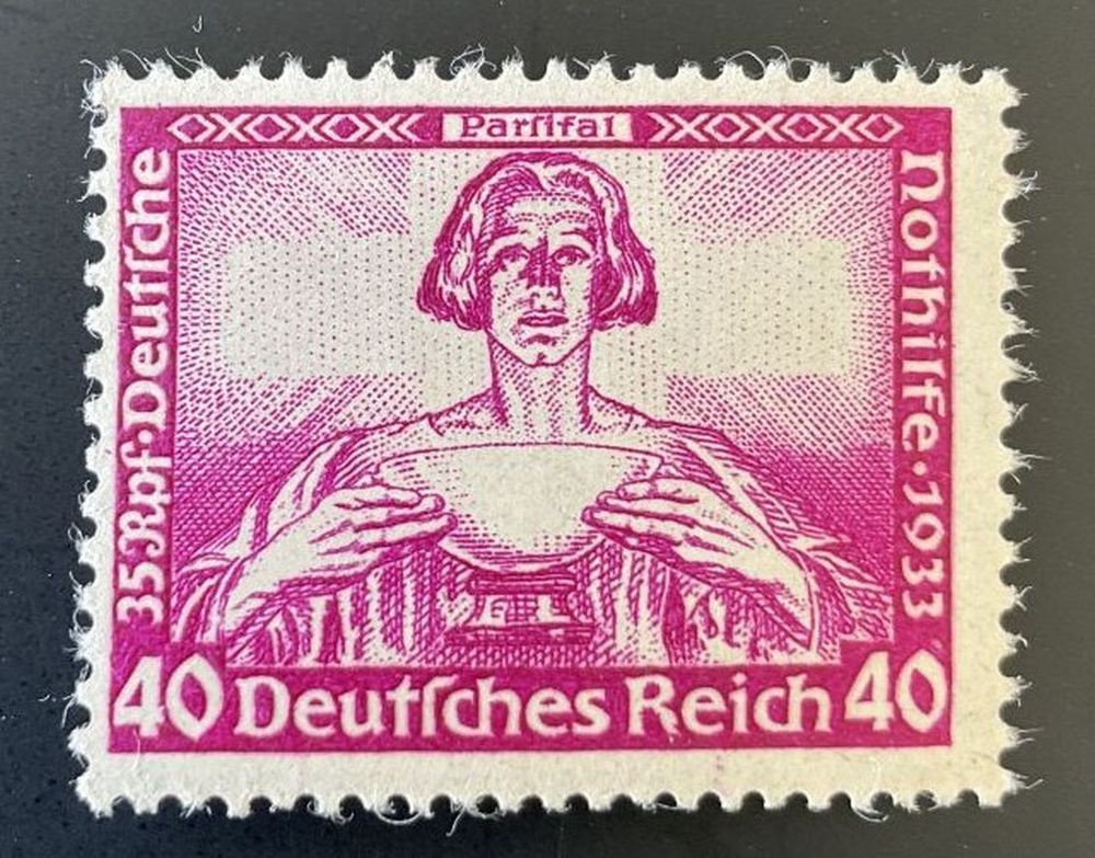 GERMANY 1933 507 ** MNH FLAWLESS WAGNER Certificate SCHLEGEL BPP(H7529