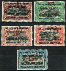 [st4205] GERMAN EAST AFRIKA 1922 BELGIAN CONGO mnh black ovptd „POSTAGE DUE“