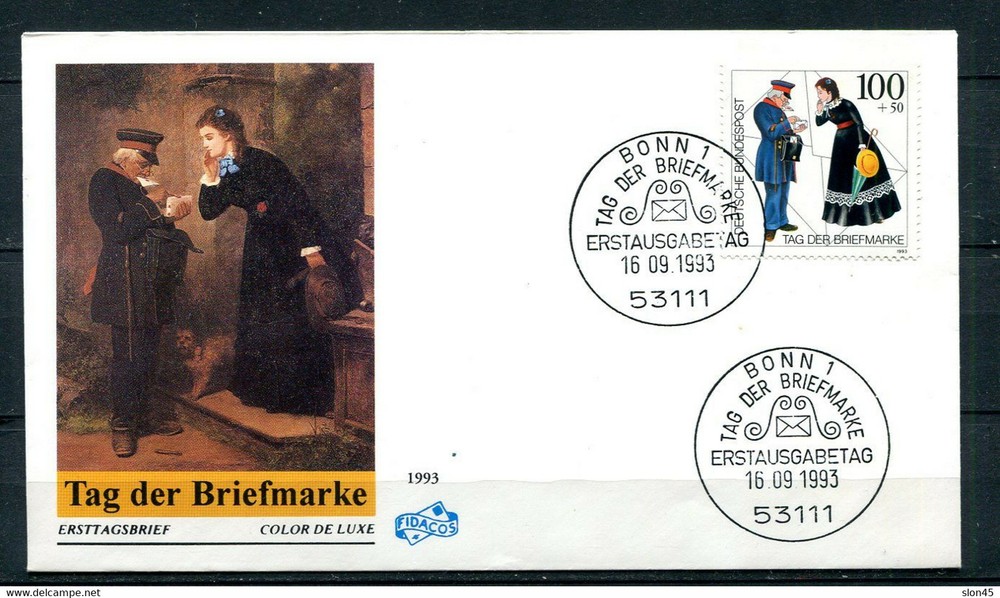 Germany 1993 Cover Stamp Day Tag Der Briefmarke Special Cancel 11162