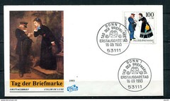 Germany 1993 Cover Stamp Day Tag Der Briefmarke Special Cancel 11162