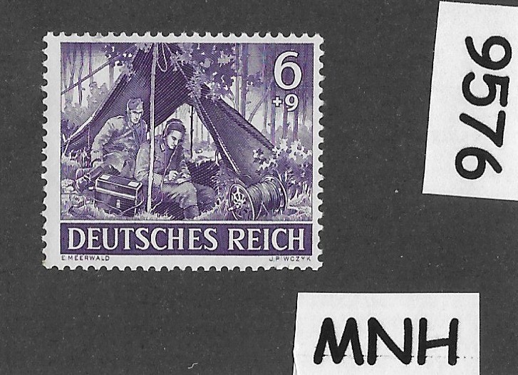 MNH Stamp Hero’s day B221 1943 Third Reich Military Wehrmacht Infantry #9576