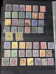 GERMANY DEUTSCHE REICH STAMP COLLECTION + STATE STAMP IN STOCKBOOK USED, MH, MNH