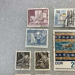 18 USED mixed varied Vtg. 1950-1990 DDR East Germany stamps; $1 Ships/A DEAL!