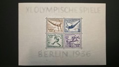 Germany, B91, B92 Olympic games Souvenir Sheets, Mint L Hinged, MLH, CV $75.00