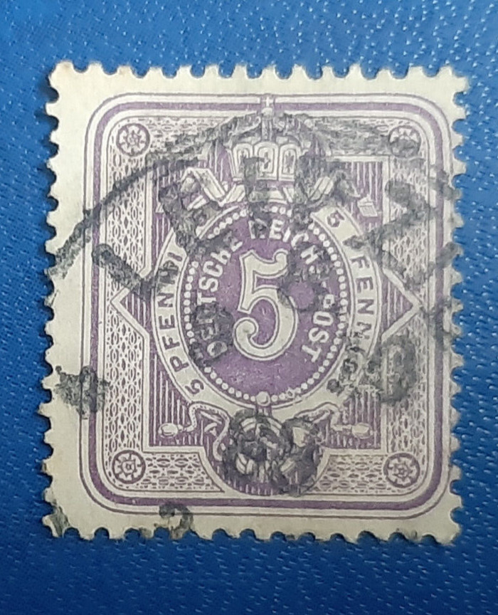 Germany Stamp Deutsches Reich 5 Pfennig 1889 Crown Mi. Nr. 40 (25137)