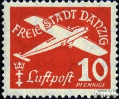 Gdansk 251 used 1935 Airmail