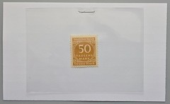 Germany 1923 Weimar Republic 50000 Mark Inflation Numeral Stamp Mint HR