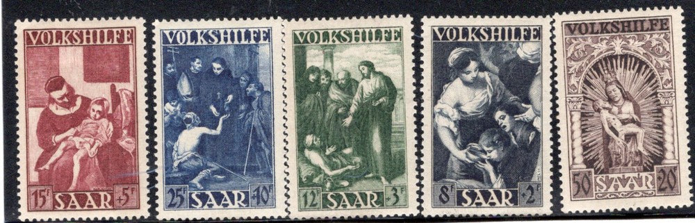 SAAR, YV # 263/7, COMPLETE SET, MH