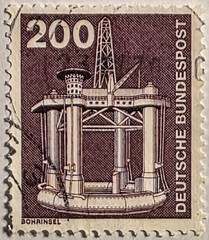 West Germany 1975, Industry & Technology, 9 Used Reg. Issues, Quick & FREE SHIP!