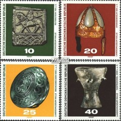 DDR 1553-1556 (complete.issue) unmounted mint / never hinged 1970 Archaeological