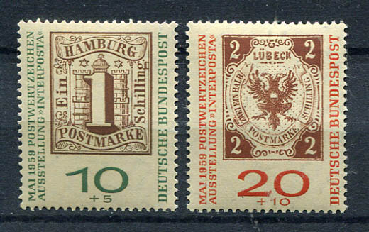 Germany – BRD : INTERPOSTA set from 1959 – mint NH