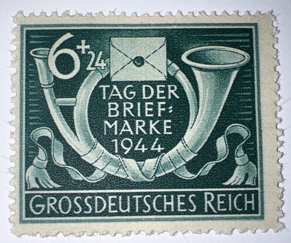 TRAVELSTAMPS: 1944 Germany Stamps Mi:904, German Tag Der Brief Mark 6+24 MOGNH