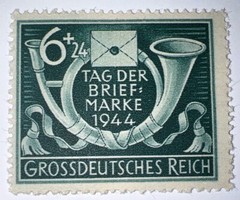 TRAVELSTAMPS: 1944 Germany Stamps Mi:904, German Tag Der Brief Mark 6+24 MOGNH