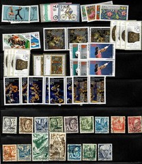 GERMANY BERLIN USED MH AND MNH COLLECTION ON STOCK SHEETS A10