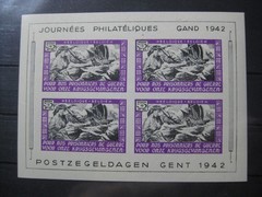BELGIAN LEGION THIRD REICH OCCUPATION Mi. #XXI-XXIV MNH stamp set! CV $240.00