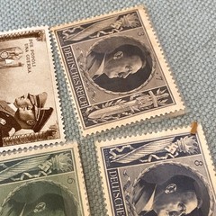 German Stamp Collection 1930’s -1940’s Hitler War WWII Libia Deutsches Reich VTG