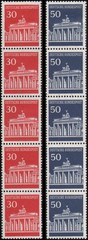 Germany #954-955 MH bottom stamp with control numbers