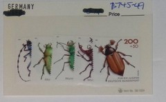 Germany Semi-Postal Beetles Stamp 200+50 MNH Deutsche Bundespost Multi-Color
