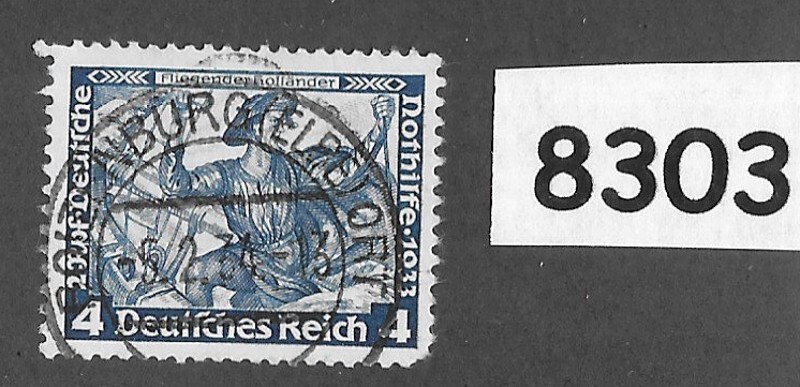 Used stamp Richard Wagner Holander 1933 B50 Germany Opera #8303