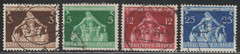 Germany 1936 SC# 473 – 476 – 6th Intl. Cong. of Municipalities – Used Lot # 65