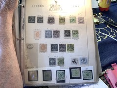 BREMEN = 1855-1867 COLLECTION, German States __ 20-25 stamps