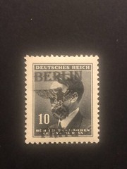 Germany WWII propaganda fantasy overprint (PRAGUE) 10 K. MNH /s1 #126
