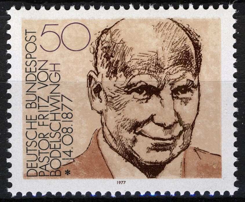 BRD 1977, 100th Birth Anniversary of Friedrich von Bodelschwingh MNH Mi 942
