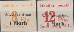 Germany-Spremberg Reconstruction IMP 1946 MNH-6 Euro