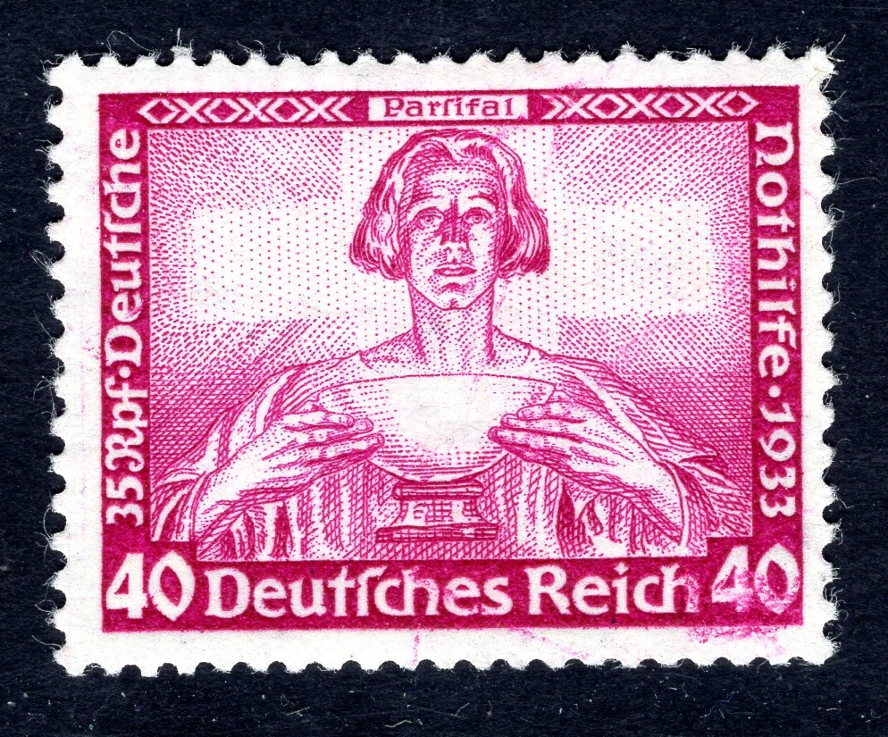 GERMANY 1933 507 * Minimal rubber defect WAGNER HIGHEST VALUE (Z5415