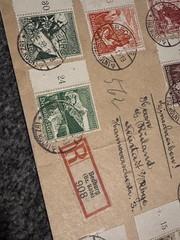 GERMANY 1939 PHILATELIC EXHIBITION FDC BEDBURG POSTMARK REGISTERED COVER