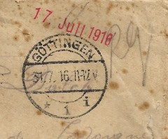 Germany 2 covers 1916-1952, Red Cross missing post free of charge 1952 with a re