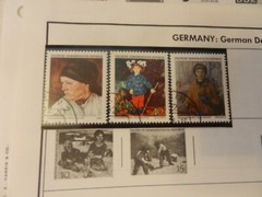 Lot of 78 East Germany Stamps, 1950-1970s Workers, Birds, Planes, Art, More